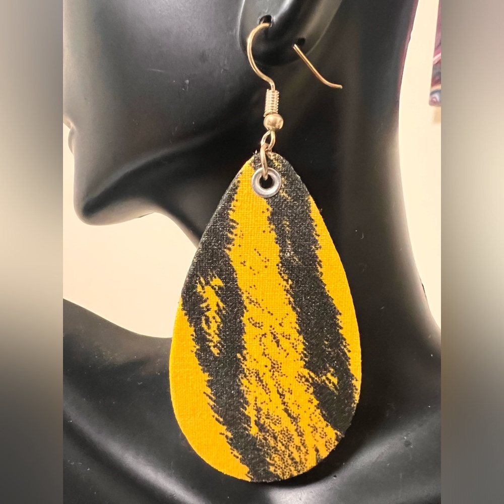 Large Oval Dangle Earrings